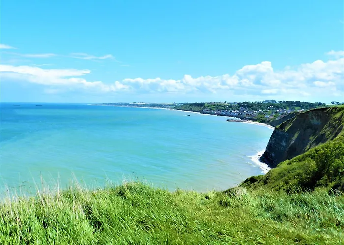 Maison Des Palmiers - Bord De Et Campagne Ferienhaus Port-en-Bessin-Huppain
